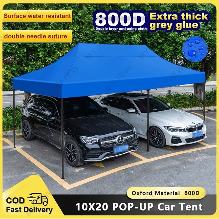 10x20 Canopy Outdoor Waterproof Khemah Niaga Heavy Duty Adjustable