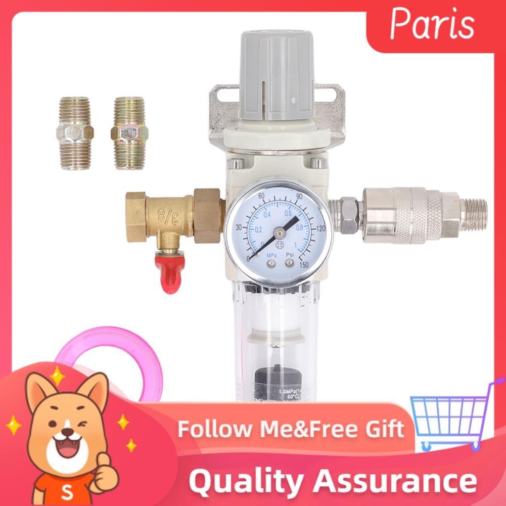 Air Pressure Regulator Gauge Durable Compressor Oiler Separator AW2000
