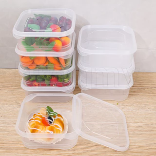 Small Containers Plastic Mini Box Clear Boxes With Lock Lid 100 Ml (Pack of  12) Transparent ((Size =9cm X 5cm X 3cm) Square : : Home & Kitchen