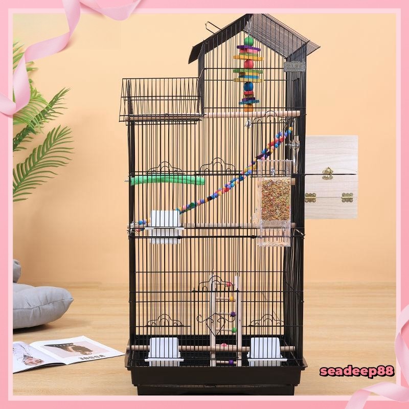 Bird Cage Sangkar Burung Double Top Large Parrot Cage Parrot Photo Inspiration