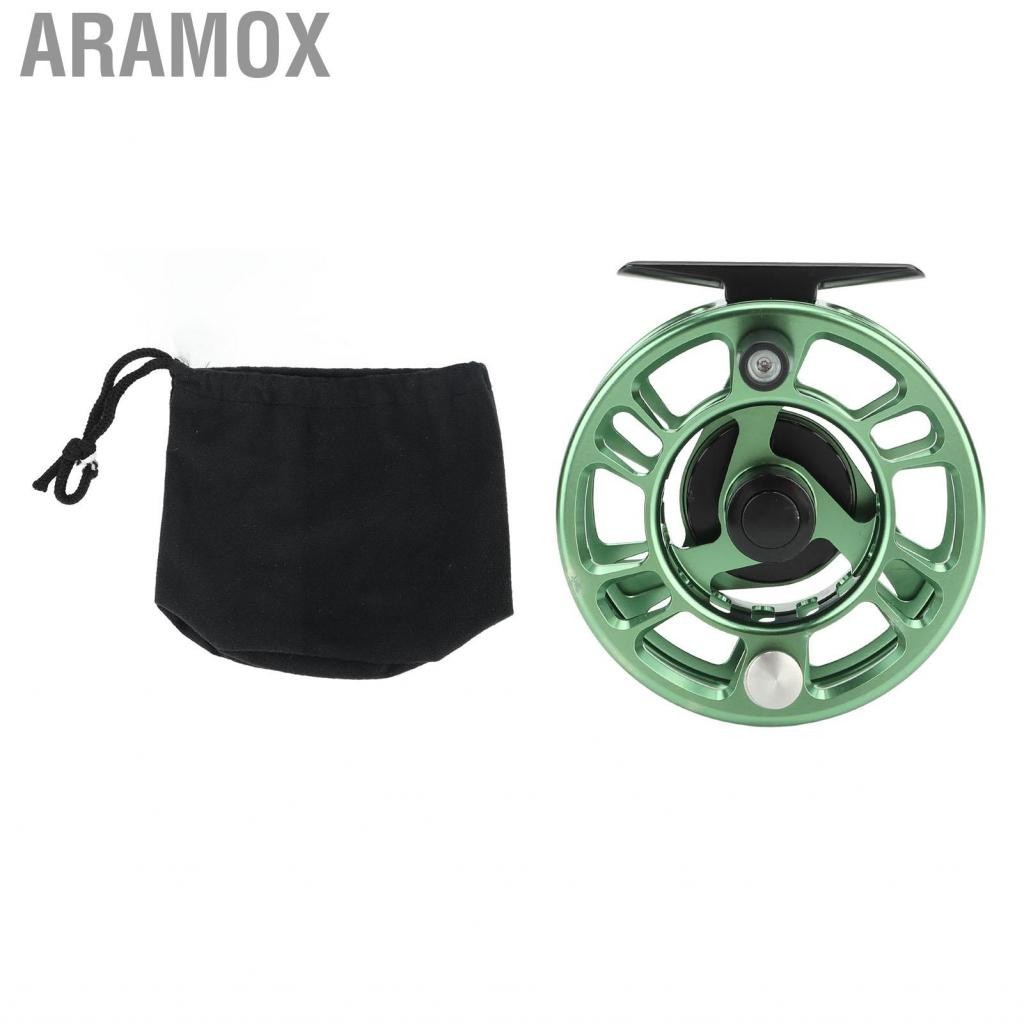 Aramox Fly Fishing Reel Green Left Right Hand Retrieve Conversion