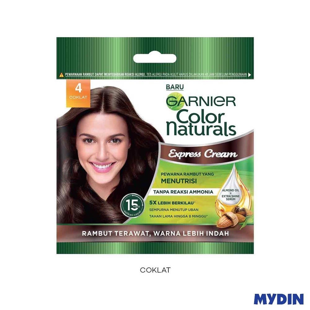 Garnier Color Naturals Express Cream Hair Color (40g) - 4 Colours ...