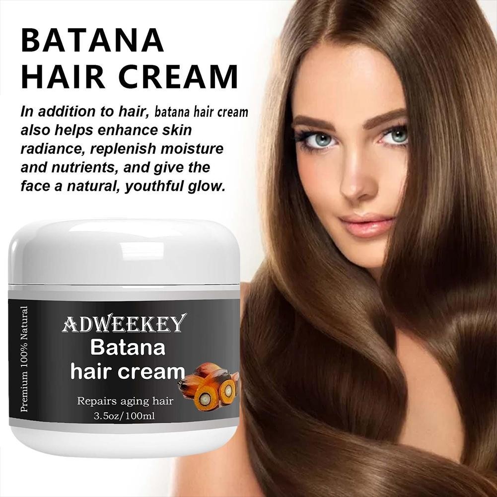 Batana Moisturizing Hair Cream Repairs Dry And Frizzy Hair Strengthens