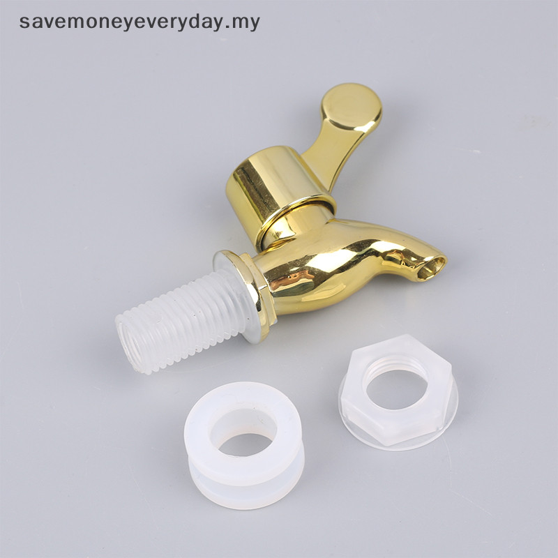 [save] Leak Proof Faucet Water Tap Plastic Glass Wine Bottle Faucet Jar ...