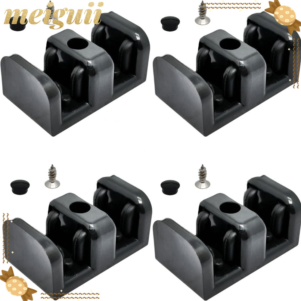 MEIGUII 4 PCS Floor Guide, 50×30mm Square Anti-Collision Block, Smooth ...
