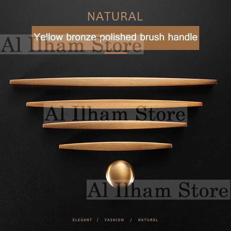 Zinc Alloy Yellow Bronze Drawer Knob & Handle (Minor Defect Cost