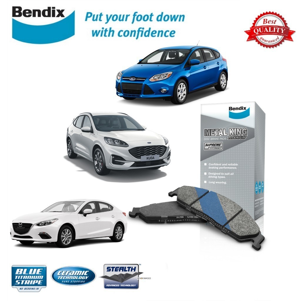 Original Bendix DB1679MKT Front Brake Pad Ford Focus/ Kuga 2.0/ Mazda 3 Shopee Malaysia