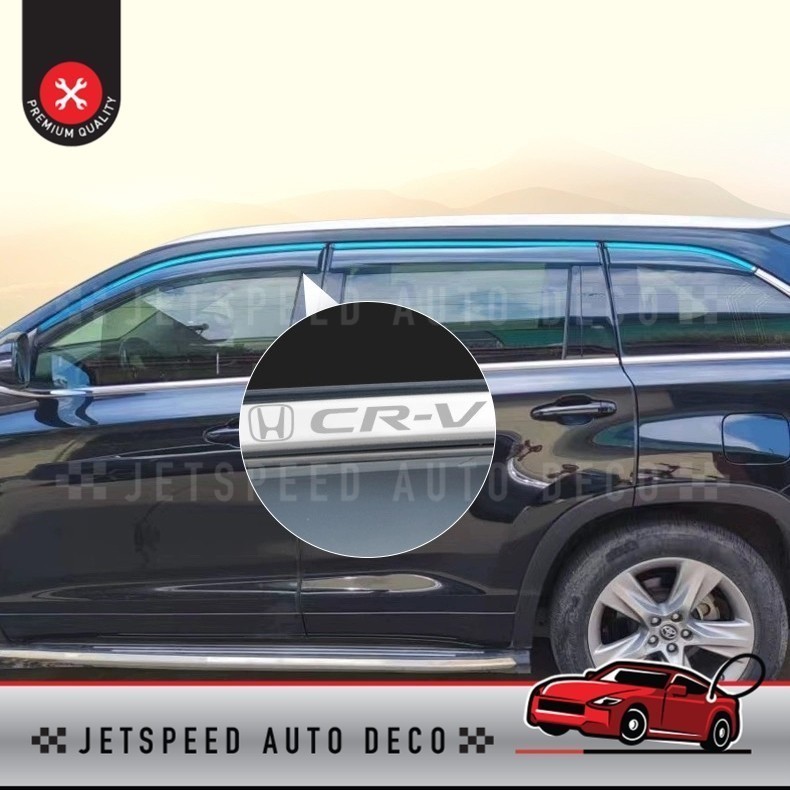 Honda CRV G6 (20232025) Chrome Trim Door Visor Window Visors Shopee