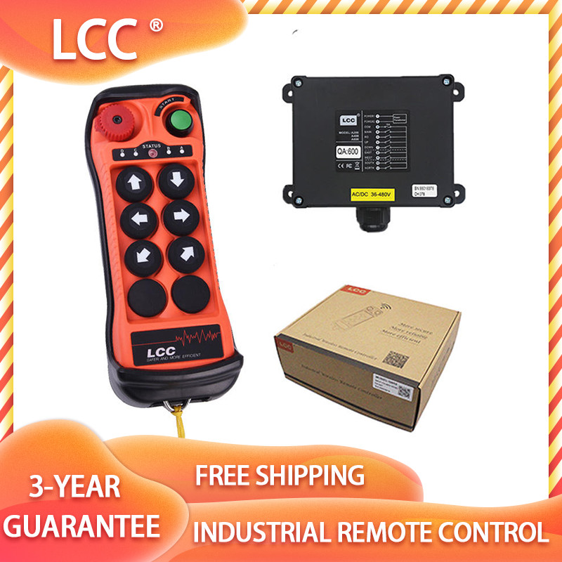 Lcc Qa Waterproof Mhz Button Single Speed Telecrane Wireless Industrial Remote Control