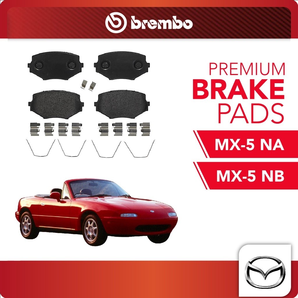 BREMBO Front Brake pads (1 set) For Mazda MX5 NA, NB Shopee Malaysia
