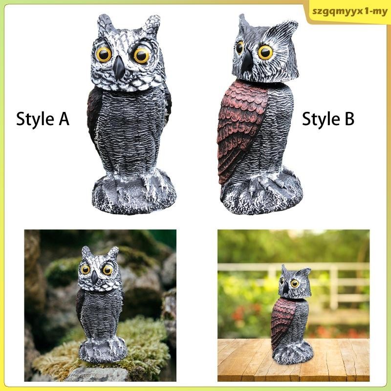 [SzgqmyyxfeMY] Owl Decoy Birds Away Owl Bird Deterrents 11inch Height