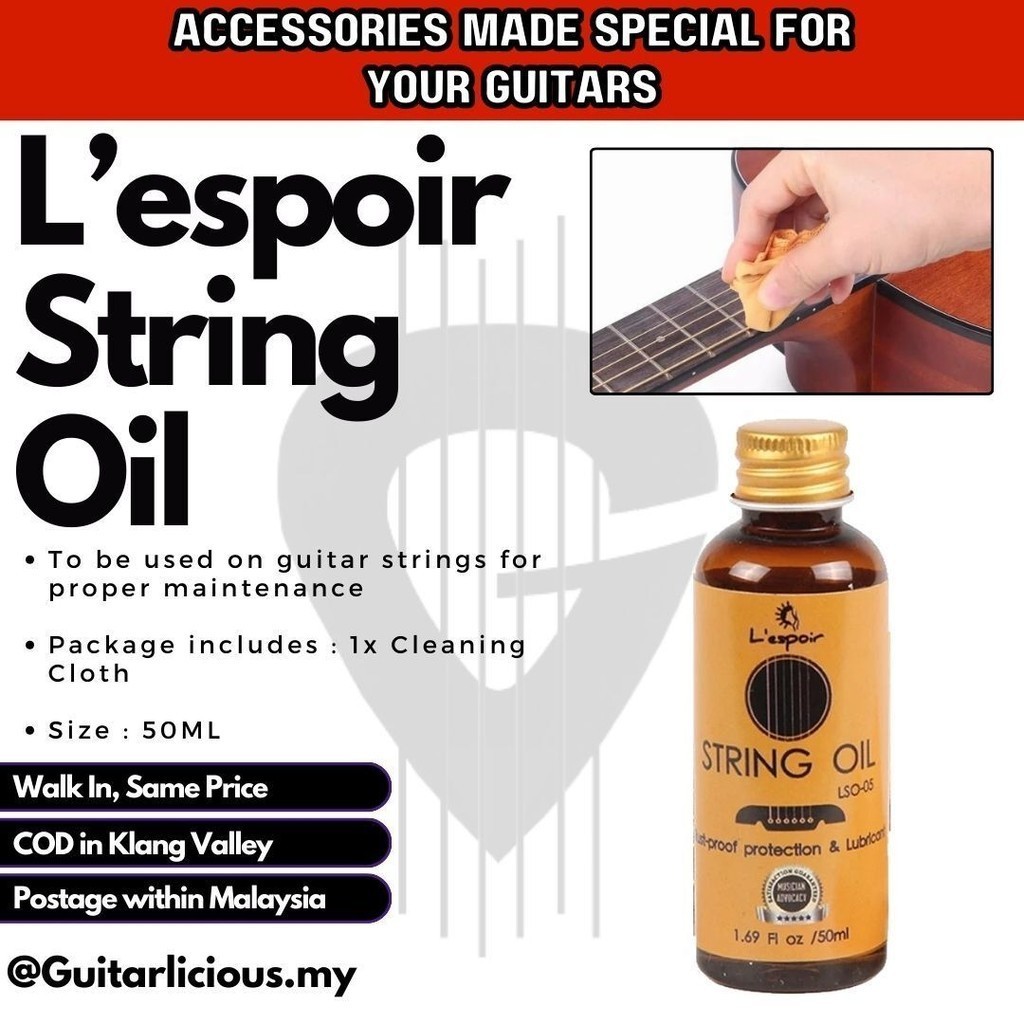 L-espoir String Oil to Prolong Guitar String's Life ( LSO-05 / LSO 05 ...