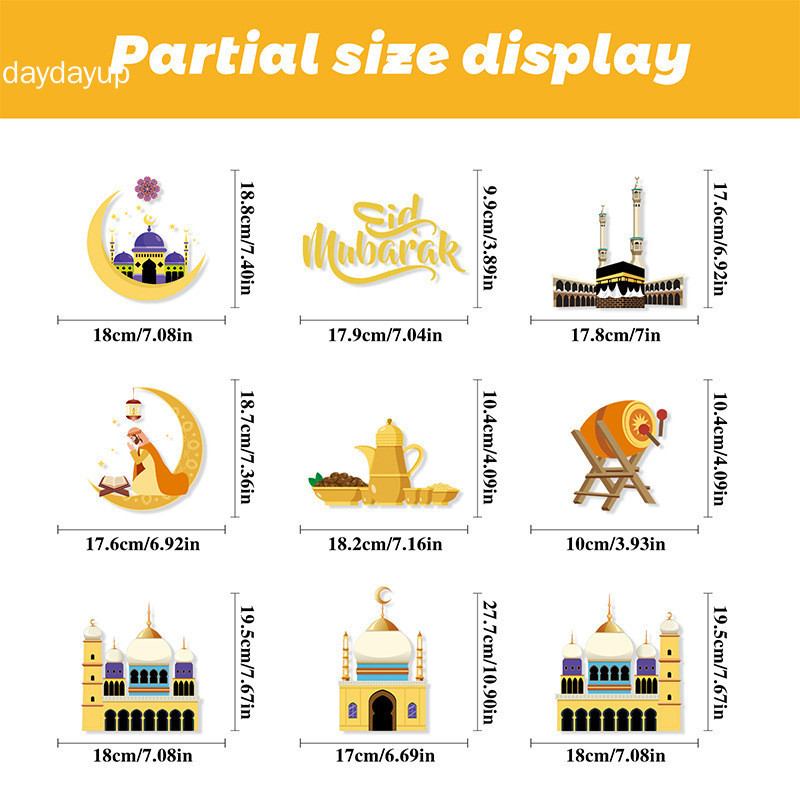 Raya 2024 Window Sticker Living Room Bedroom Glass Sliding Door Stars ...