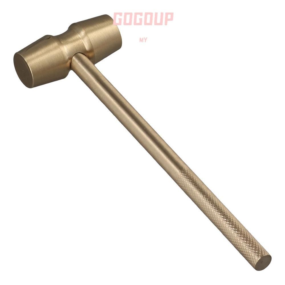 GOGUVO Gavel, Yellow Brass Hammer, Judge Auction Courtroom Gavel