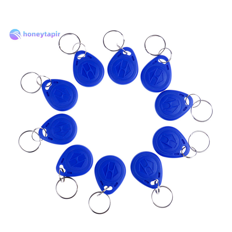 Getmorv 100PCS 125KHz RFID Key Fob Contactless Keyfob