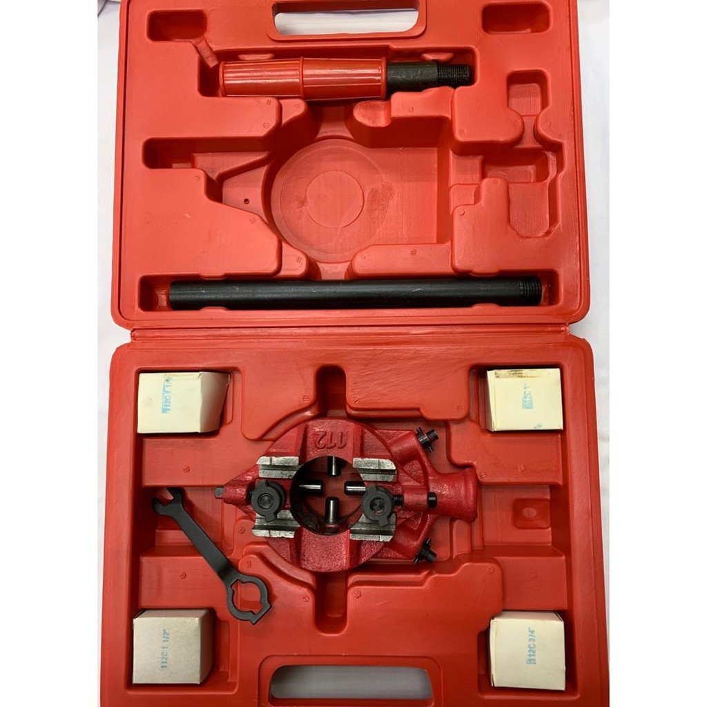 CONDUIT PIPE MANUAL RATCHET DIES SET PIPE THREADER 3/4''-1-1/2 ...