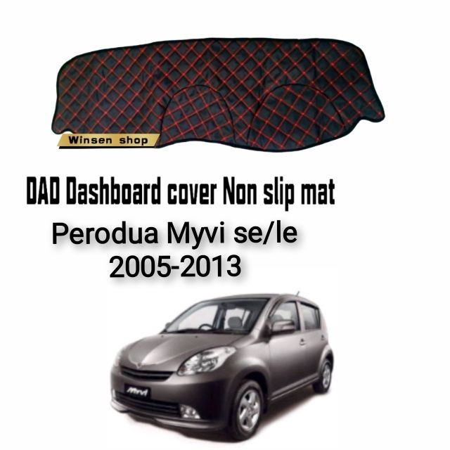 Perodua myvi se/le 2006-2013 dashboard cover non slip mat PLYWOOD ...