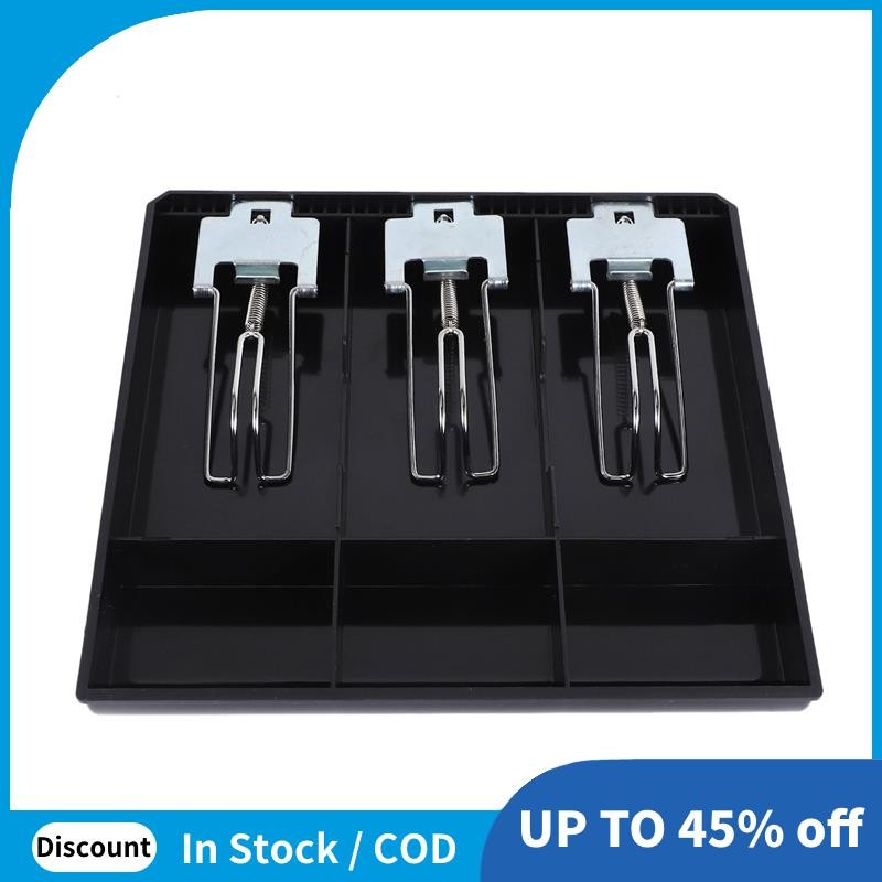 3-Grid Money Cash Coin Register Insert Tray Replacement Cashier Drawer ...