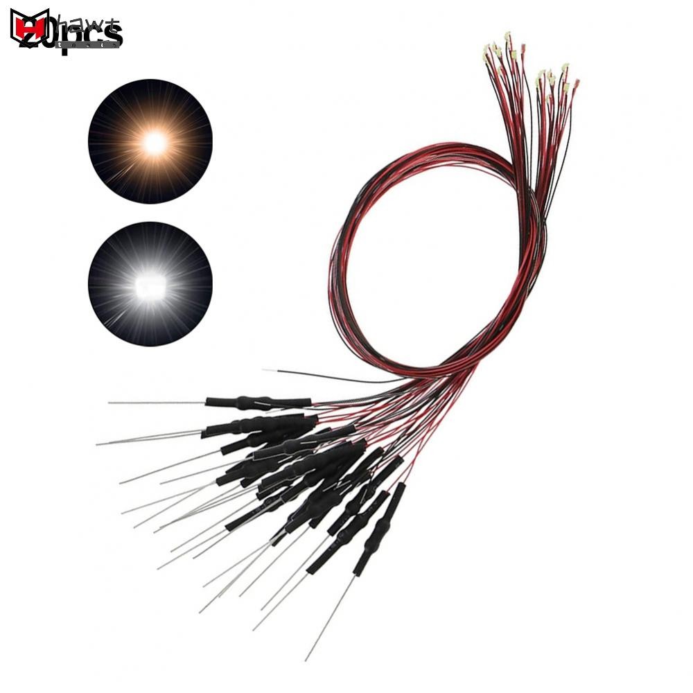 20pcs Pre-soldered Bi-color Red Warm White SMD LED 0605 Anode In Common - Foto 2