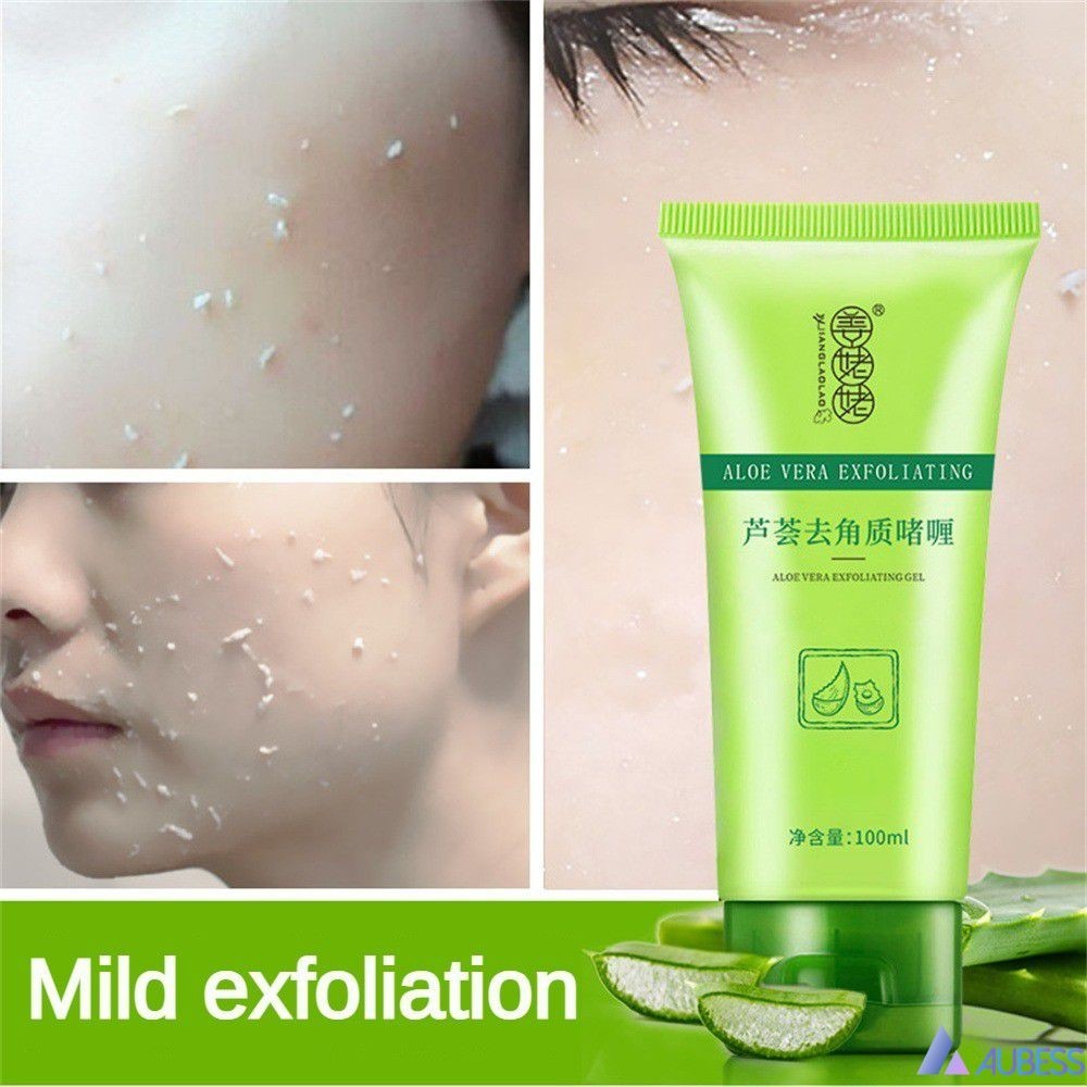 Deep Cleansing Gentle Exfoliating Facial Scrub Exfoliating Aloe Vera Exfoliating Gel Aubesssh 8241