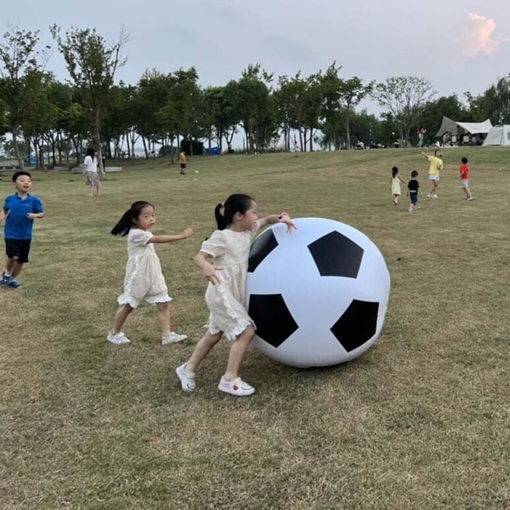 Soccer Beach Ball Blow up Outdoor Sports Beach Ball Funny Large Blow up ...