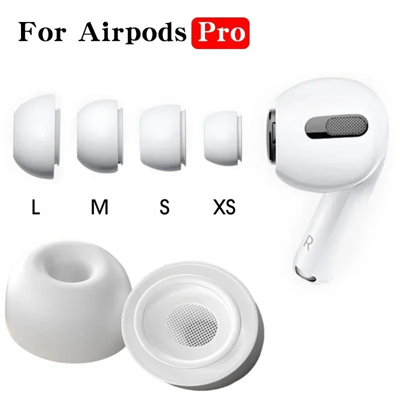 Soft Silicone Noise Reducing Comfortable Earplugs Protectors Earphone Tip  Anti-Slip Replacement Earbuds For Airpods Pro Pro