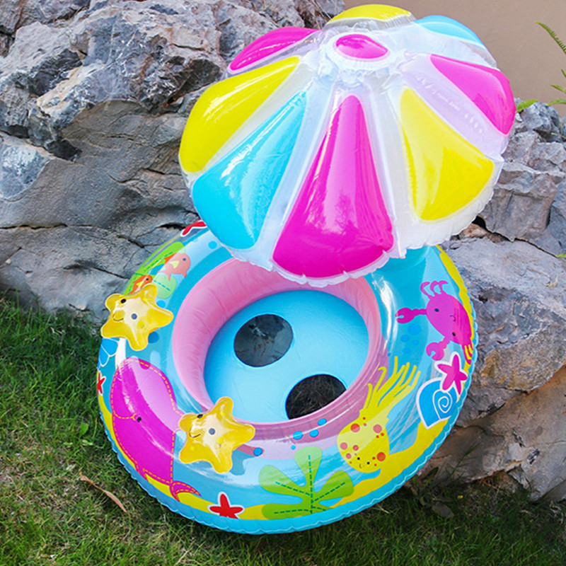 FAUSE Baby Floats Swim Mushroom Seat Ring Summer Out Pool Toy Thicken ...