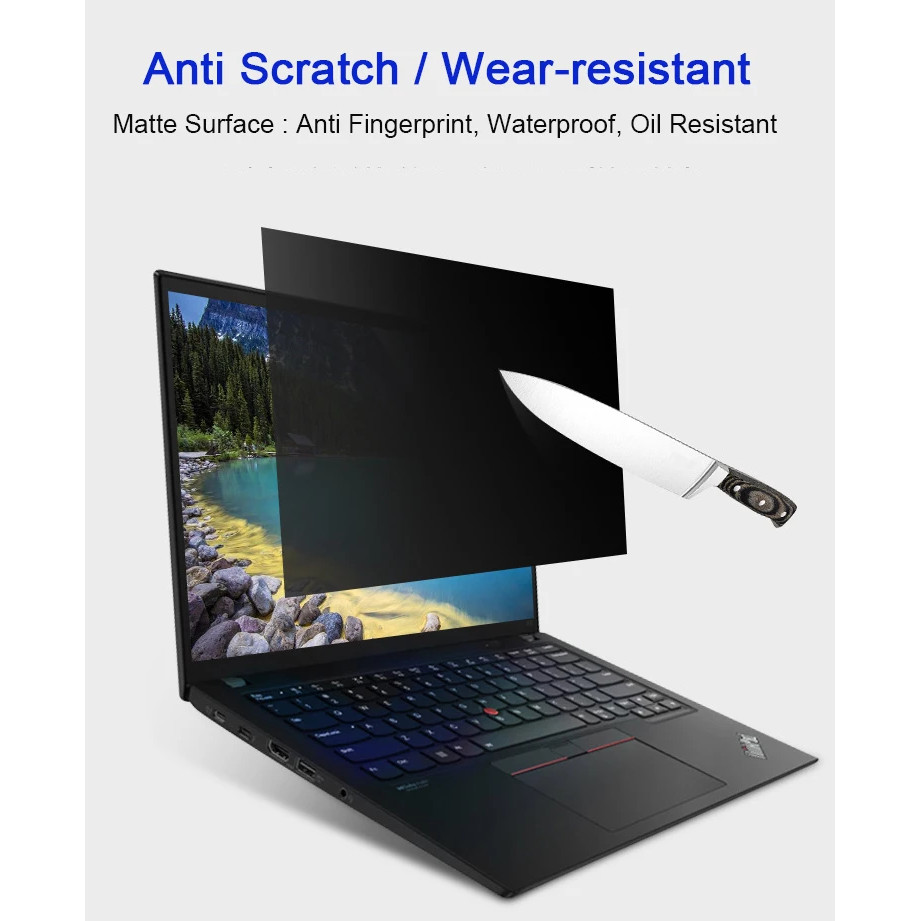 Full Privacy Protection 360° Anti-peep Screen Protector For Laptop 13 ...