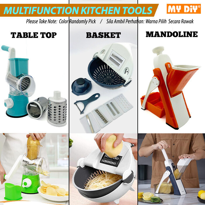 MYDIYHOMEDEPOT - TABLE TOP VEGETABLE GRATER, MANDOLINE VEGETABLE SAFE ...