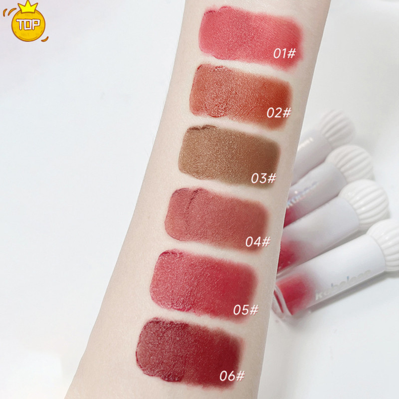 New Mushroom Head Shape Lip Glaze Matte Mouth Low Saturation Silky ...