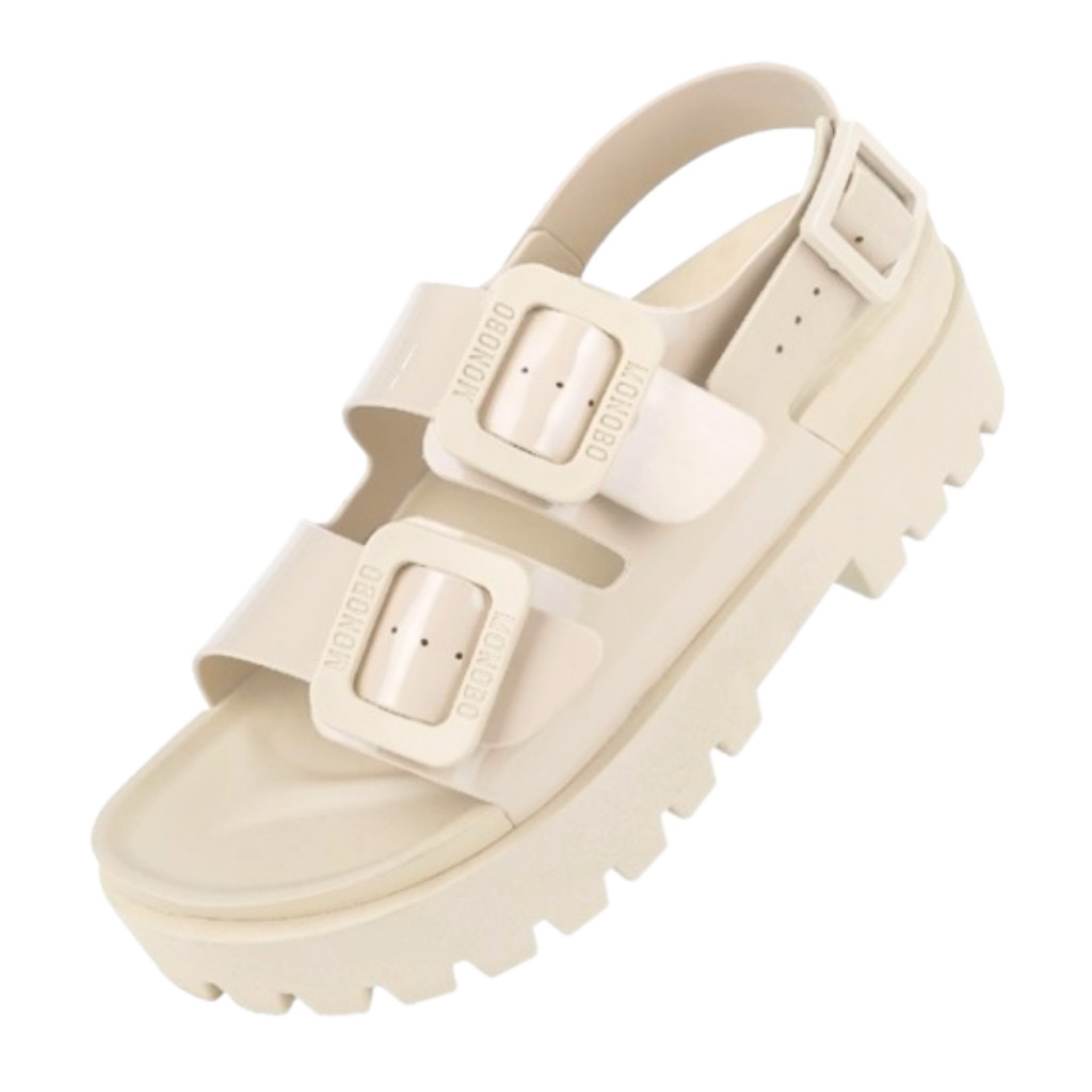 Monobo SUPER JELLO 2 PLUS Women Wedges Sandals Platform Wedges Kasut ...