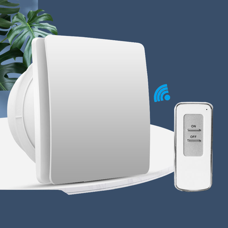 15W 4/6 Inch High Speed Exhaust Fan Kitchen Window Airflow Air Cleaning