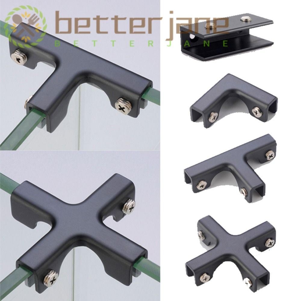 BETTER-JANE Angle Corner Code, Reinforcement T-cross Glass Clip, L-type ...