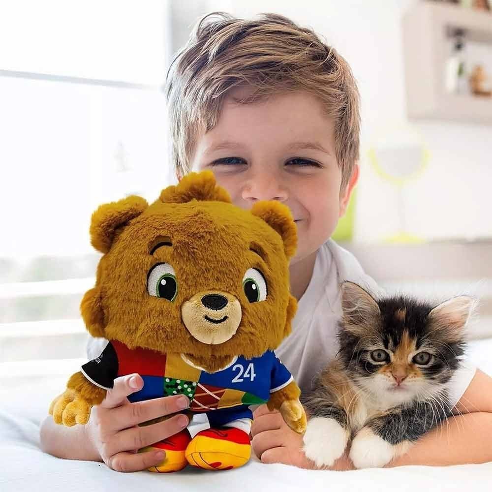 Euro 2024 Football Mascot Albart Teddy bear Plush Soft Toy UEFA Germany ...