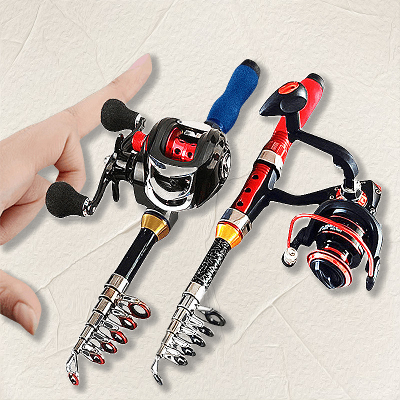 Retractable Lure Rod Fishing Rod Full Set Mini Small Sea Rod Portable ...