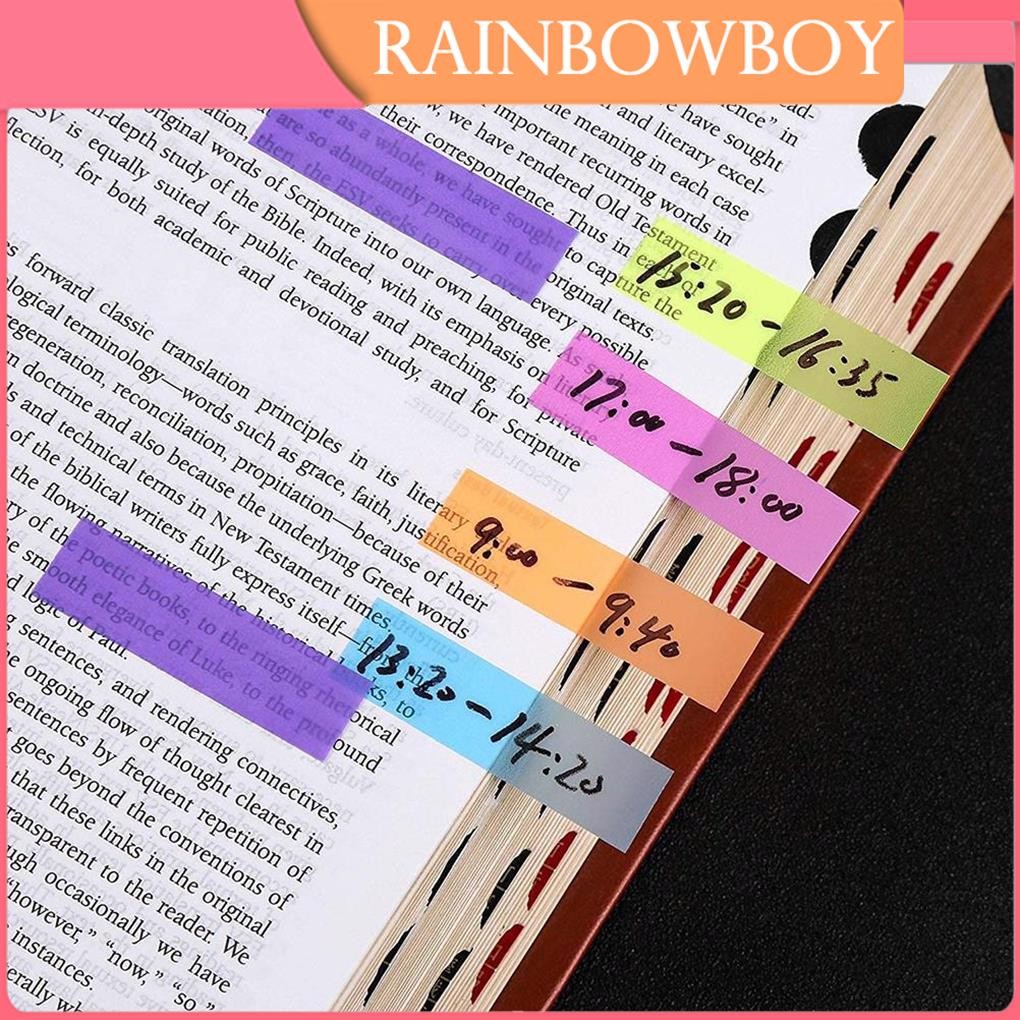 Odorless Index Sticky Notes Flags For In Office Or School Tear ...