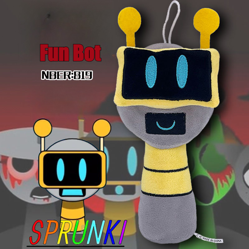 Sprunki Incredibox Plushie Venda Grey Oren Raddy Plush Doll & Stuffed ...