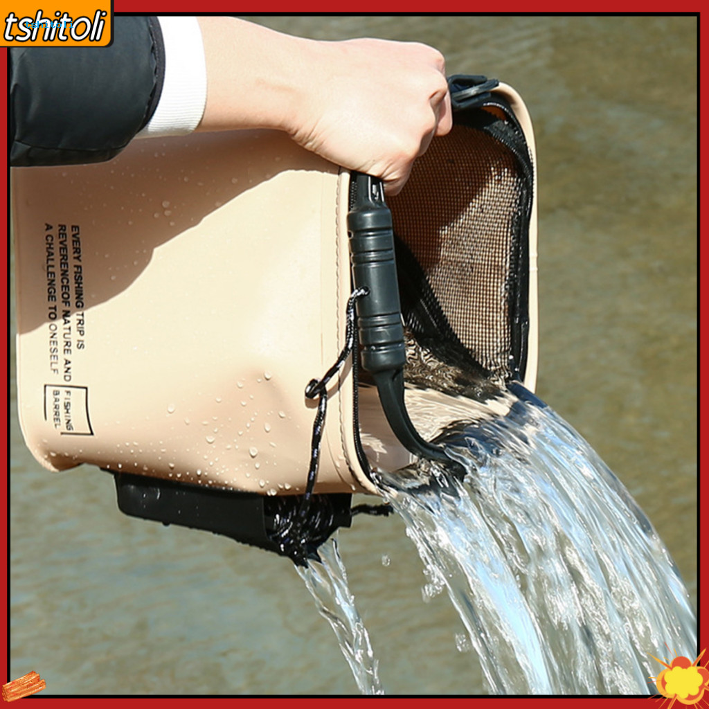 {tshitoli} Waterproof Storage Bag Compact Fish Bucket Portable ...