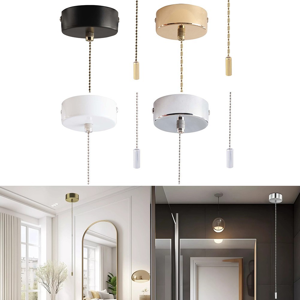(BABYCITY-MY) Pull Cord Light Switch Bathroom Ceiling Light Pull Cord ...