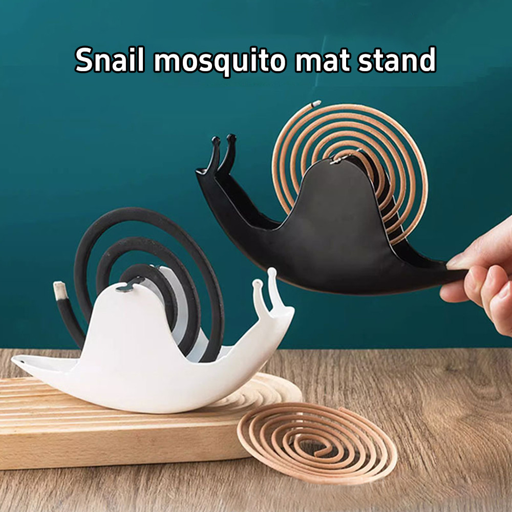 Snail Shape Mosquitoes Coil Holder /Reusable Unique Indoor External Non