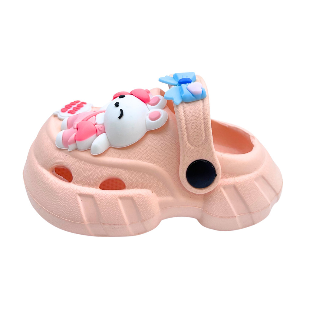 HAPPYFIT FOOTWEAR [RABBIT 9 ] 1-4 years old GIRL RABBIT RIBBON FLOWER ...