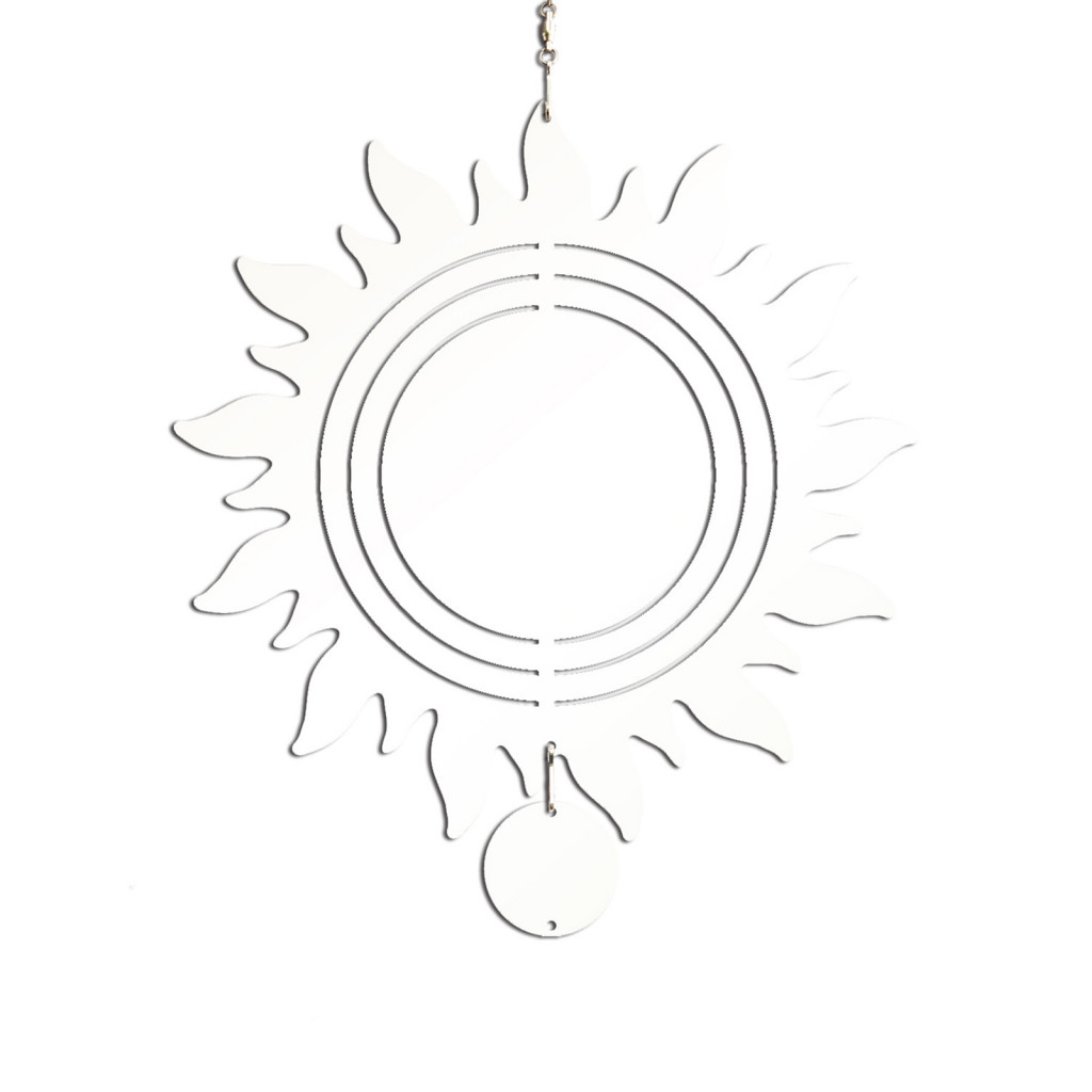 Sun Shape Wind Spinner Wind Spinner Ornament Sun Sublimation Wind ...