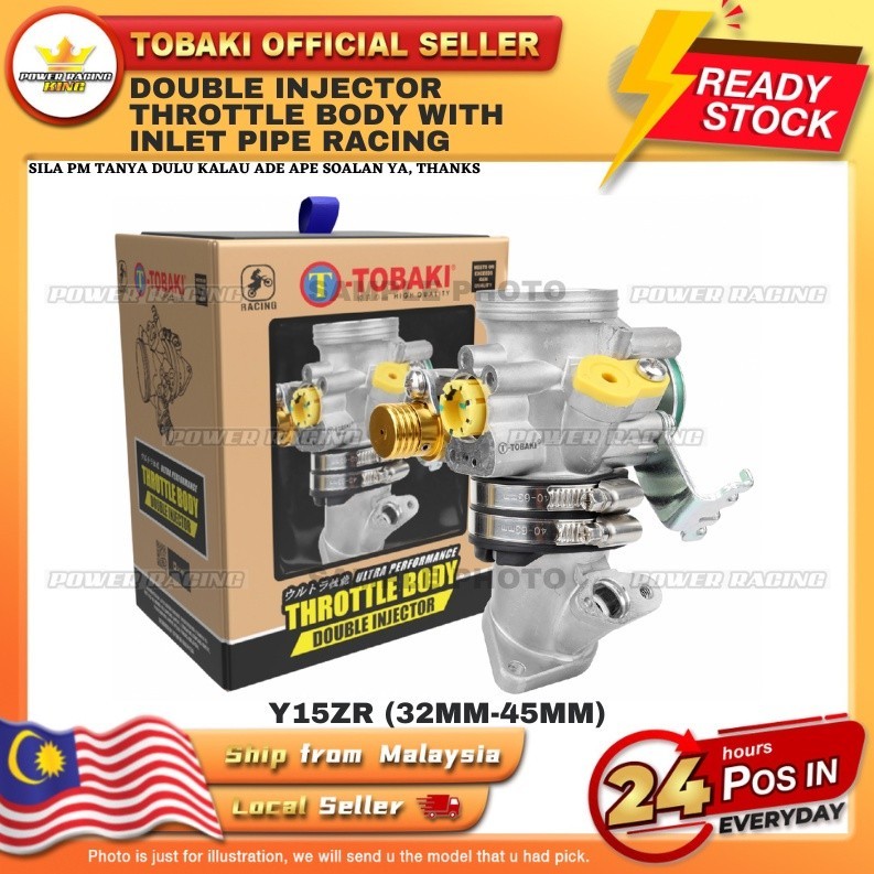 Y15ZR/ Y15/ Y SUKU (2 INJECTOR /DOUBLE INJECTOR ) TOBAKI RACING CNC ...