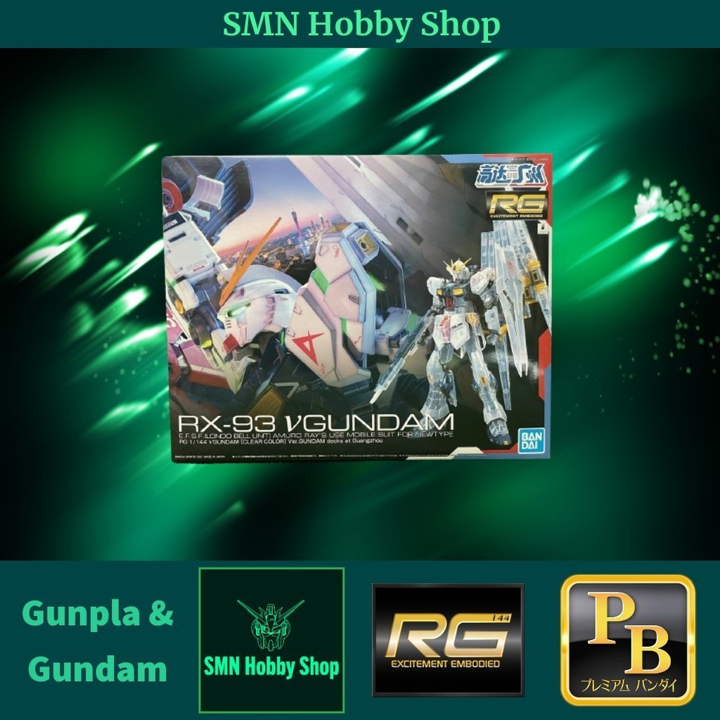 Mô hình lắp ráp RG 1/144 Nu Gundam HWS RX-93 pbandai