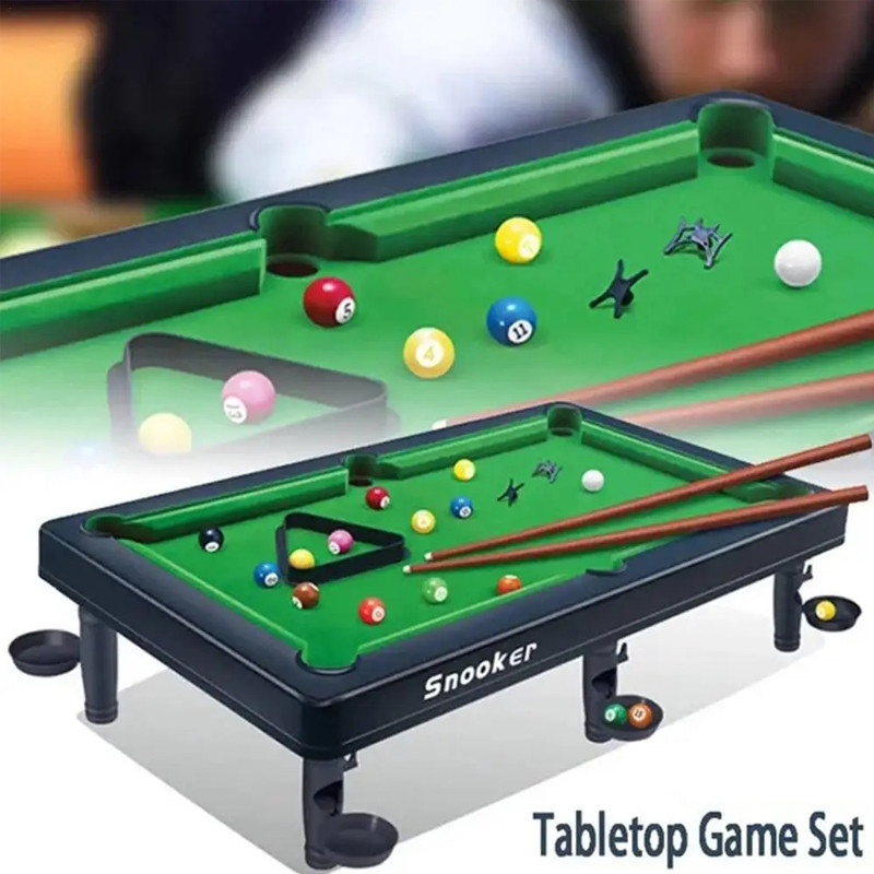 Mini Pool Table Tabletop Desktop Billiards Snooker Game Home Office ...