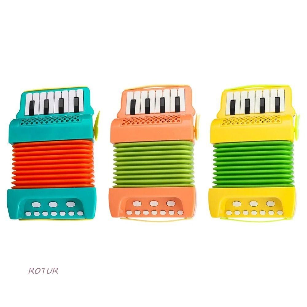 ROTUR Toy Accordion, 10 Keys Educational Kids Accordions, Instrument