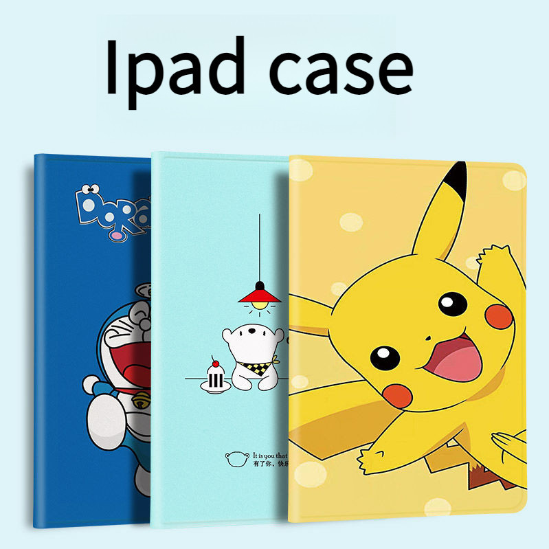 Cartoon Pikachu Protective Case for Ipad 10th Air 4/5 minin Ipad2/3/4 ...