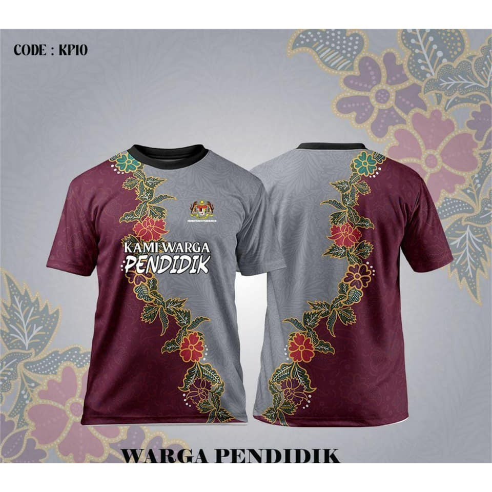 Kami Warga Pendidik Muslimah Purple Sport Jersey Muslimah Family Set Sportwear Long Sleeves Muslimah Sportswear Cycling Jersey Muslimah Malaysia Mushimah Full Sublimation Shopee Malaysia