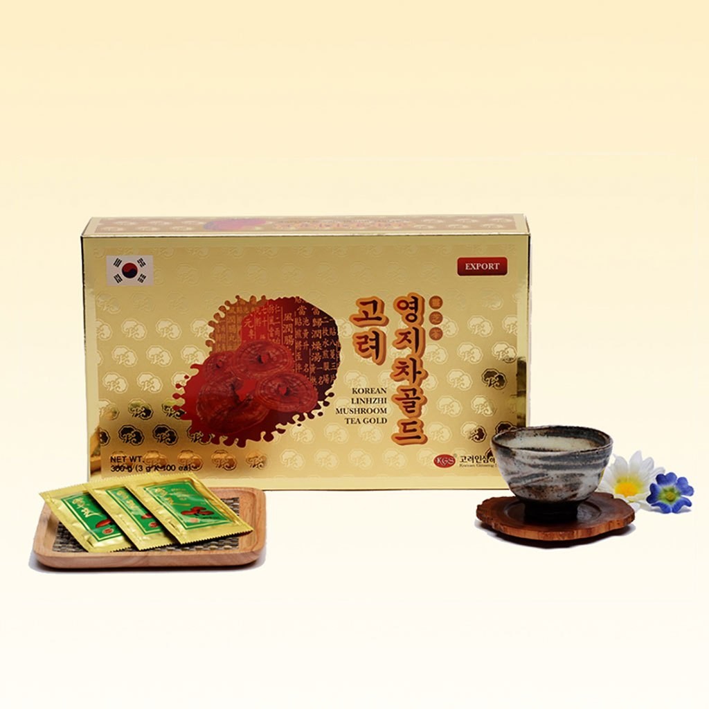 Korean Ganoderma Extract Tea KGS (Box Of 100 Packs x 3g) | Shopee Malaysia