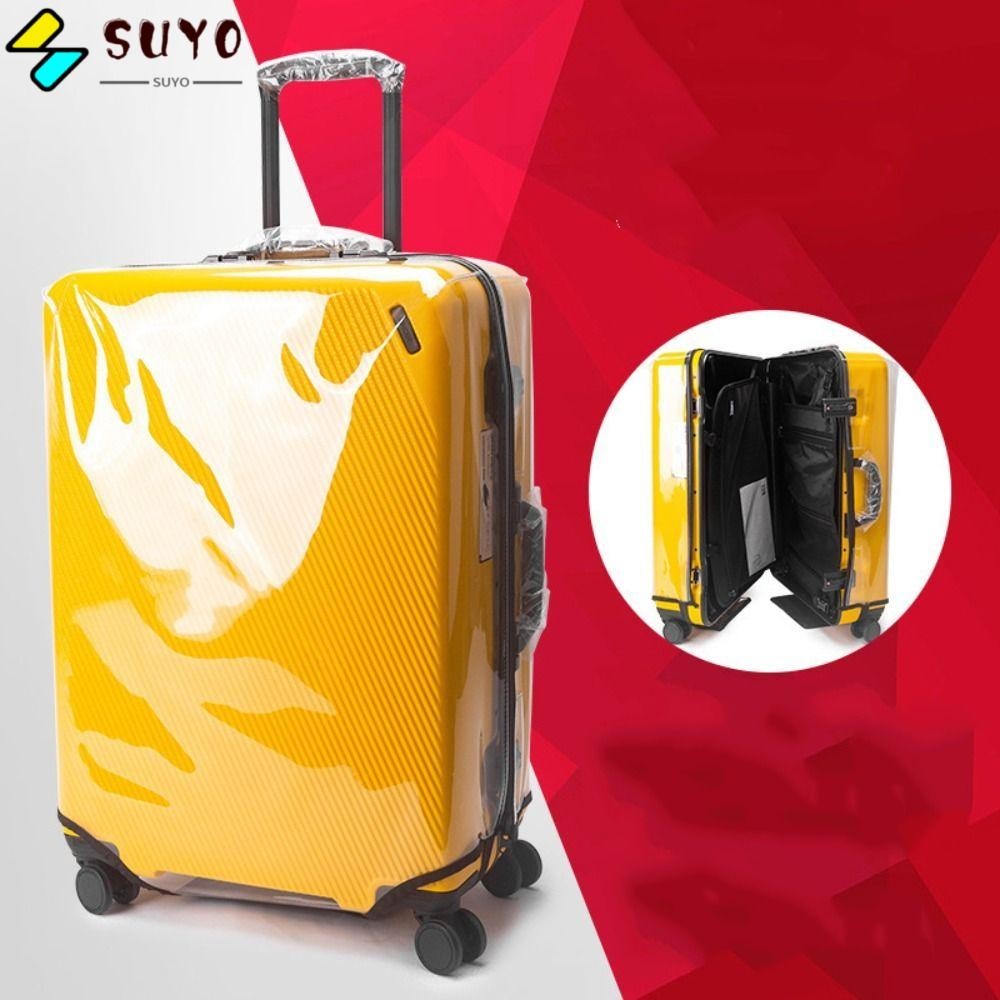 SUYO Dustproof Luggage Cover, Waterproof Wear-resistant Suitcase Cover ...